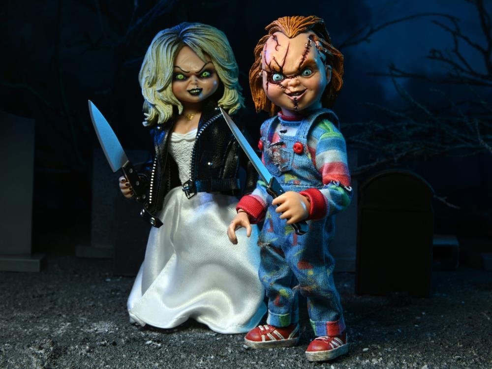 NECA Bride of Chucky TIFFANI & CHUCKY 8" Clothed Action Figure 2-PACK - Image 13