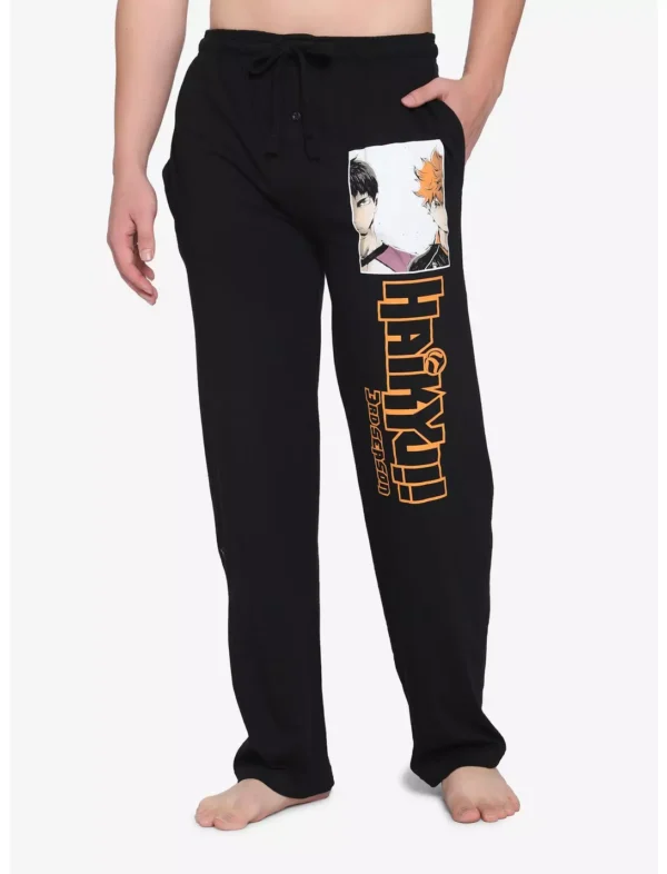 Haikyu!! Side Logo Pajama Pants (SMALL)