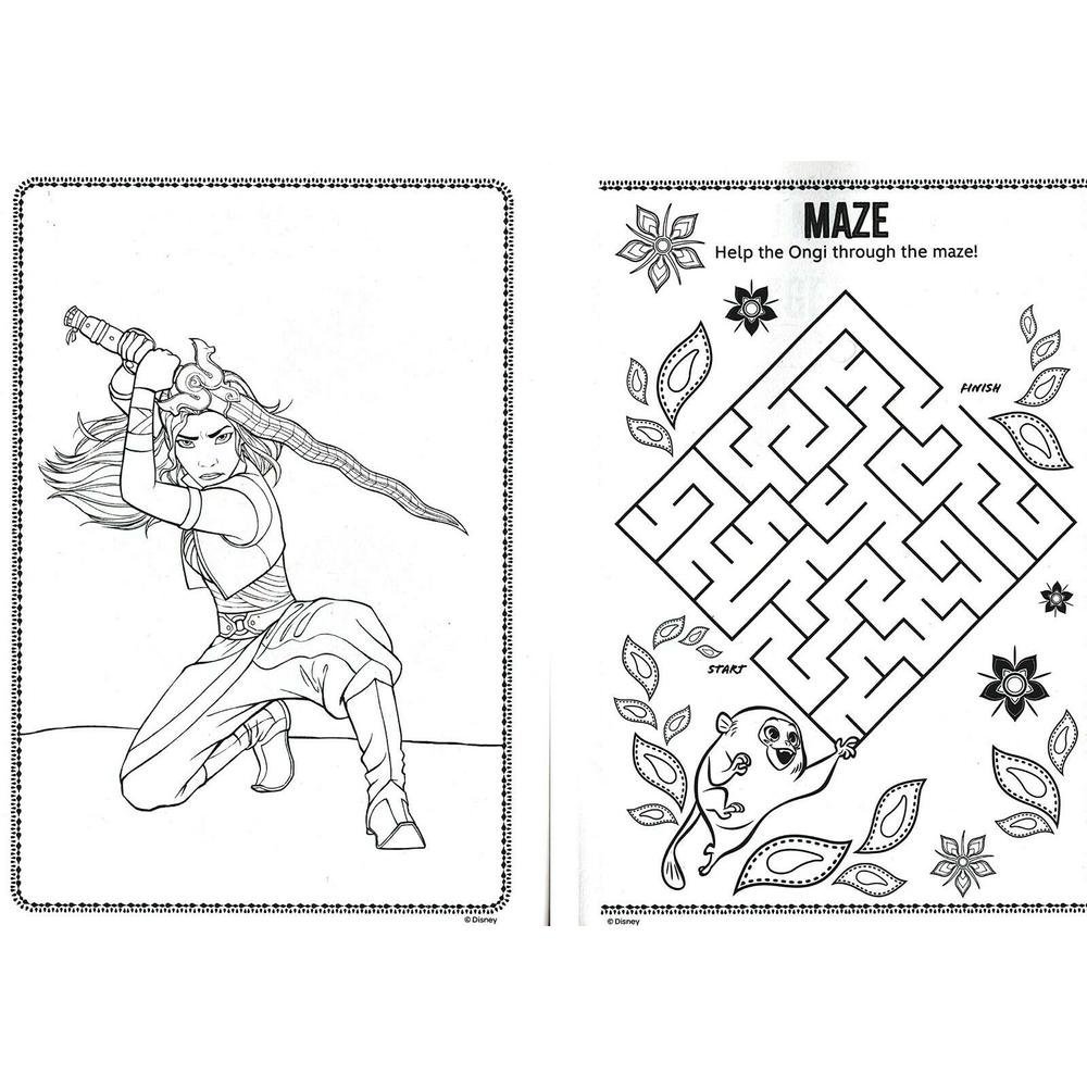 Bendon Disney Raya And The Last Dragon Jumbo Coloring And Activity Book - Image 2