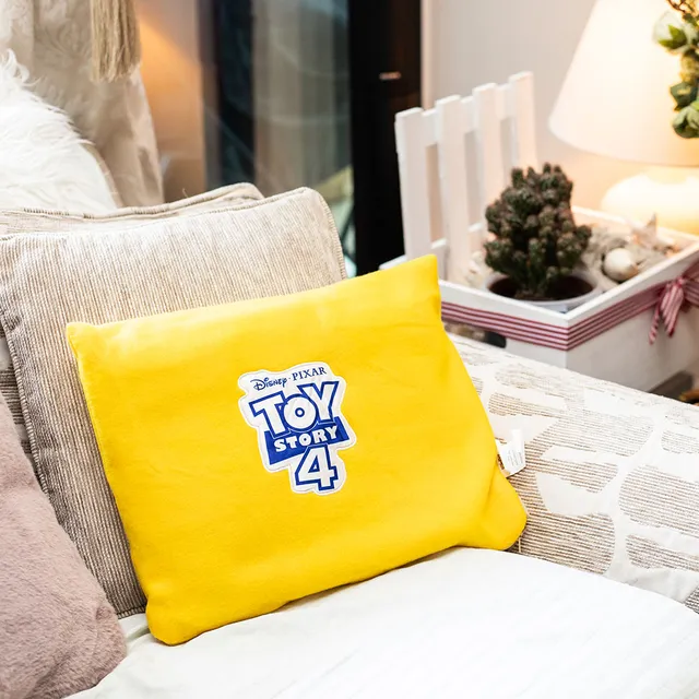 Toy Story Print 2 Piece Throw and Convertible Pillow Set Yellow and Red - Image 5