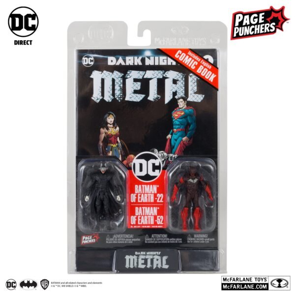 McFarlane Toys: BATMAN WHO LAUGHS & RED DEATH 2-PACK (DC PAGE PUNCHERS) - Image 11