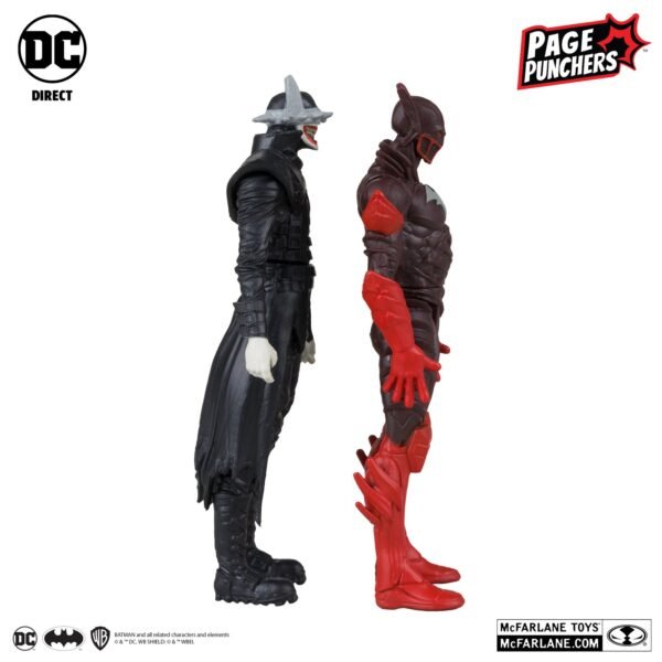 McFarlane Toys: BATMAN WHO LAUGHS & RED DEATH 2-PACK (DC PAGE PUNCHERS) - Image 8