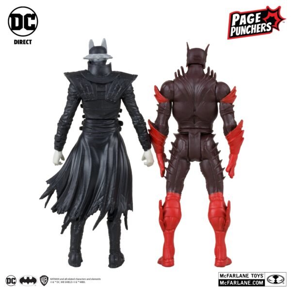 McFarlane Toys: BATMAN WHO LAUGHS & RED DEATH 2-PACK (DC PAGE PUNCHERS) - Image 7