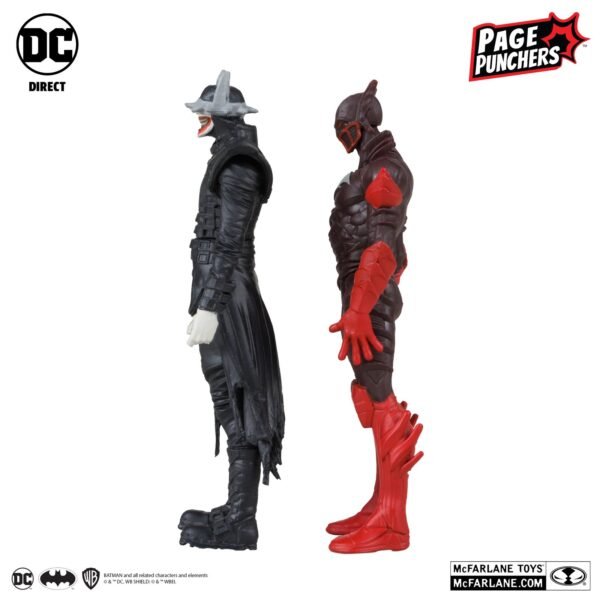 McFarlane Toys: BATMAN WHO LAUGHS & RED DEATH 2-PACK (DC PAGE PUNCHERS) - Image 6