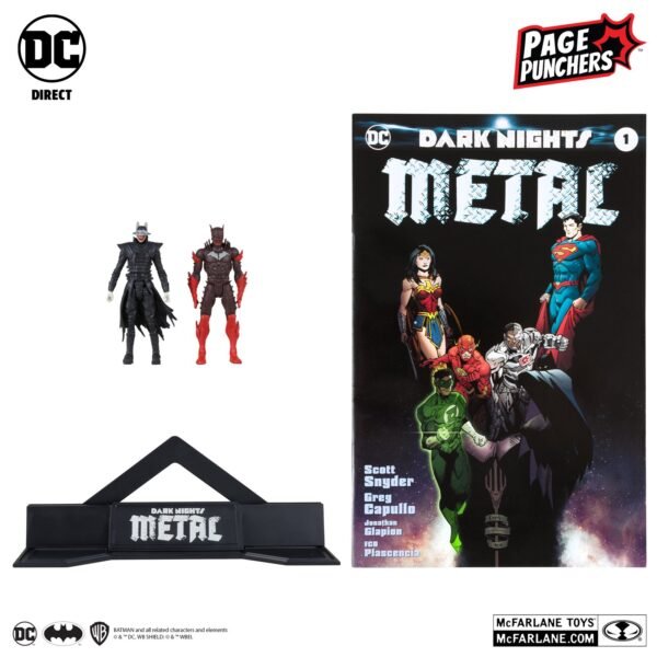 McFarlane Toys: BATMAN WHO LAUGHS & RED DEATH 2-PACK (DC PAGE PUNCHERS) - Image 2
