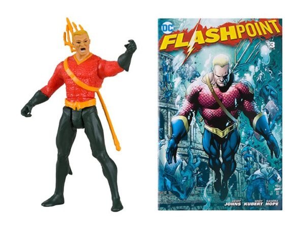 Mcfarlane Toys: DC Comics Page Punchers Aquaman (Flashpoint) 3" Figure with Comic - Image 10