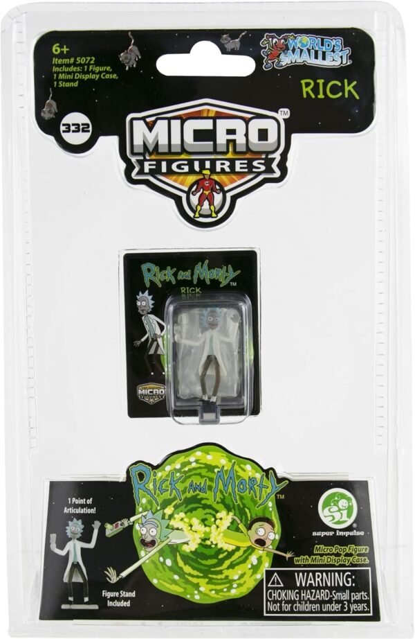 Worlds Smallest Micro Figures: Rick and Morty - Rick CARTOON NETWORK - Image 2