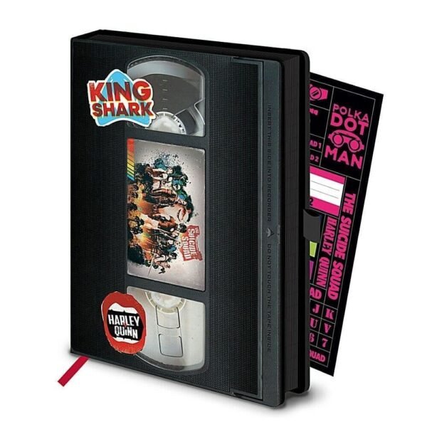 DC Comics The Suicide Squad Retro A5 VHS Premium Notebook Note Pad - Image 2