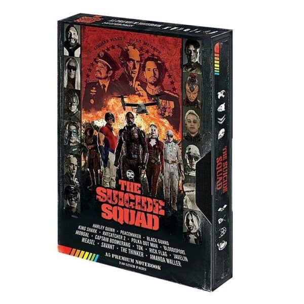 DC Comics The Suicide Squad Retro A5 VHS Premium Notebook Note Pad