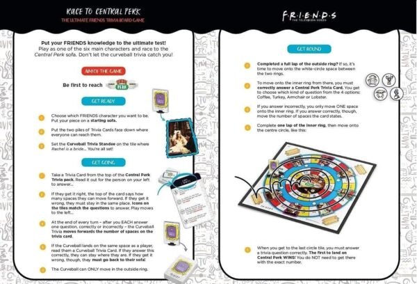 FRIENDS: Race To Central Perk - Trivia Card & Board Game - Image 3