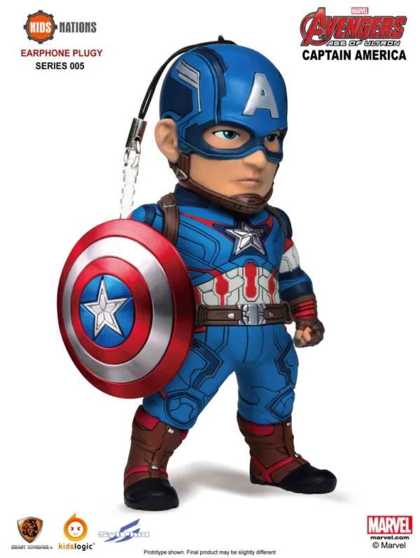 Beast Kingdom: KN SF05 Earphone Plug or Key Ring – Avengers Age of Ultron Captain America
