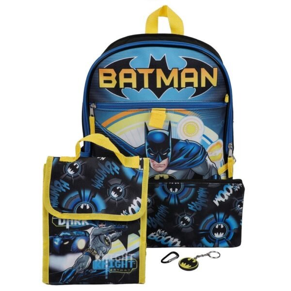 Bioworld: 5-Piece Backpack Set - DC Comics Batman