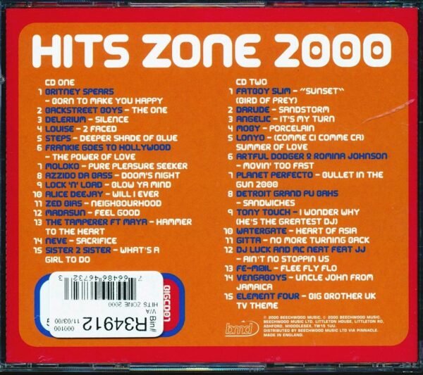 Audio CD: Hits Zone 2000 - Image 2