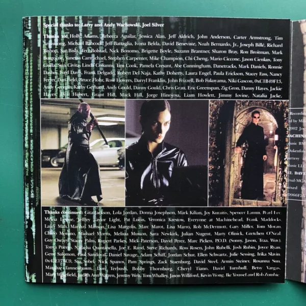 Audio CD: THE MATRIX RELOADED Soundtrack - 2CD - Image 7