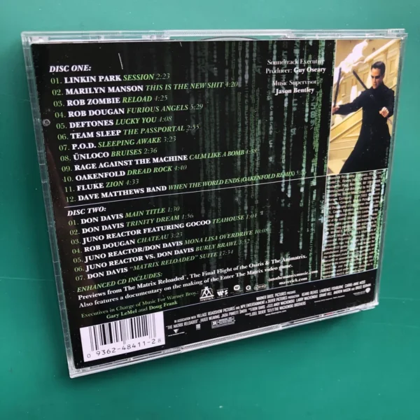 Audio CD: THE MATRIX RELOADED Soundtrack - 2CD - Image 2