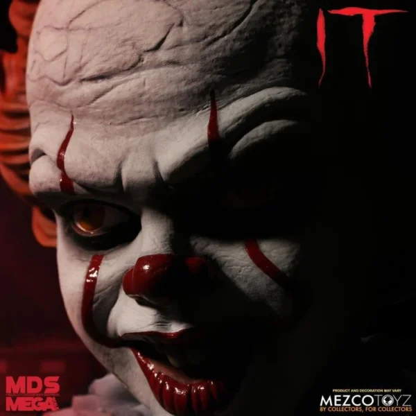 IT (2017) Mezco Designer Series Mega Scale Talking Pennywise - Image 3
