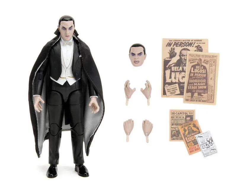 Jada Toys: Bela Lugosi Dracula 6" Deluxe Action Figure - Image 2