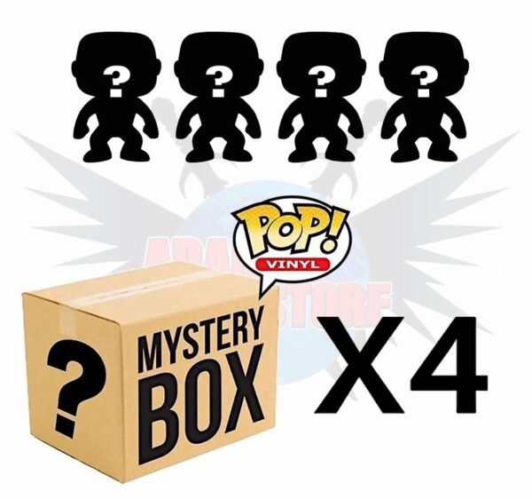 ‏POP! Funko Mystery 4 Pack (No Duplicates)