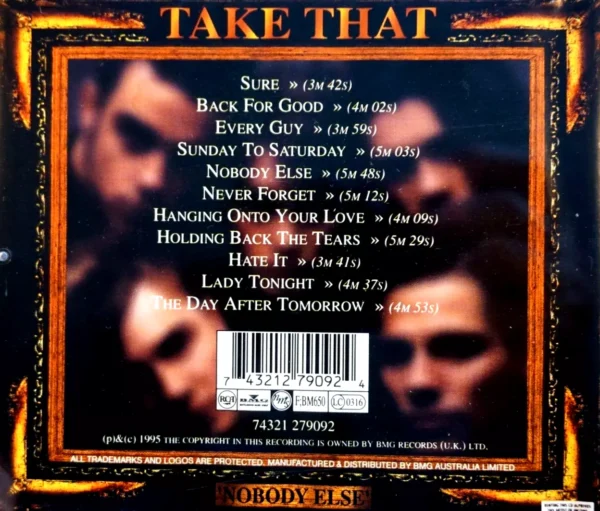 Nobody Else - Take That - Album 1995 - Audio CD - Image 2