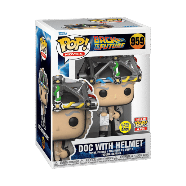 Pop! & Tee Doc Brown "Great Scott!" BACK TO THE FUTURE - SIZE Small - Image 2