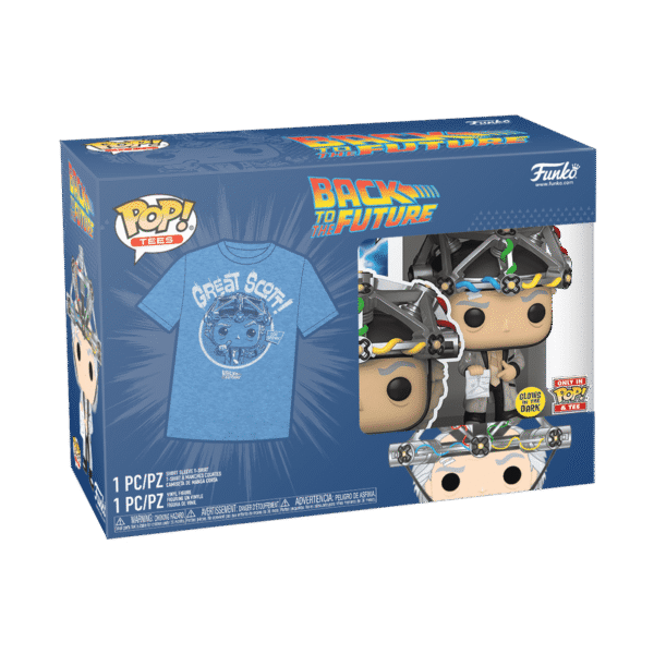 Pop! & Tee Doc Brown "Great Scott!" BACK TO THE FUTURE - SIZE Small - Image 5