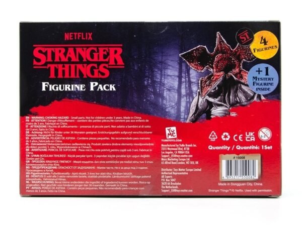BANDAI - YuMe Toys Pack of 5 with Surprise STRANGER THINGS Character - Image 3