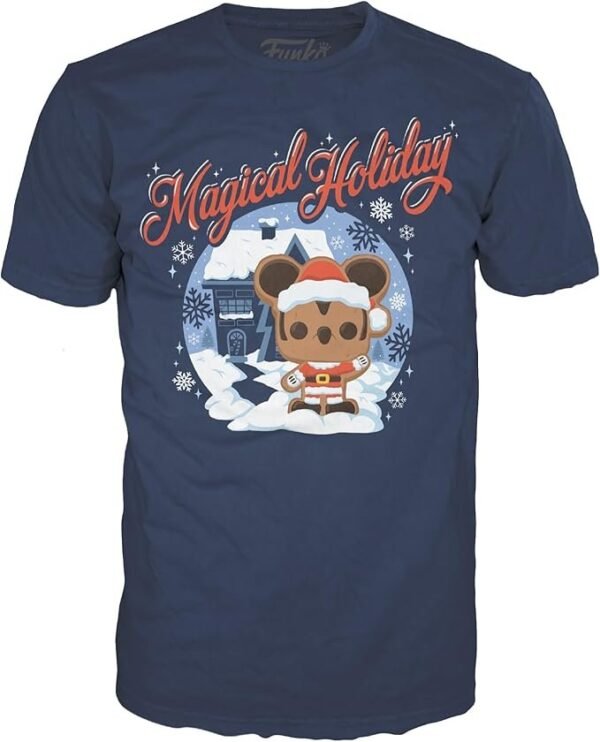 Pop! Boxed Tee: Disney Holiday - Santa Mickey - SIZE XL - Image 2