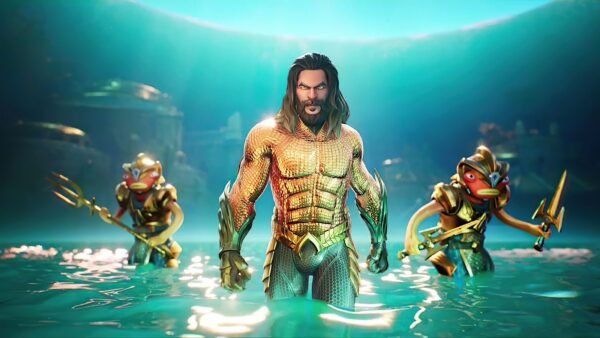 Fortnite Aquaman - Acrylic Art Print