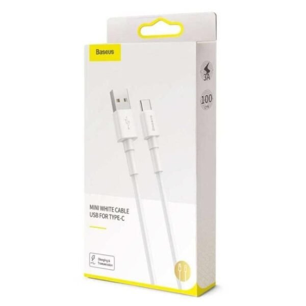 Baseus Mini White Cable USB For Type-C - Image 3