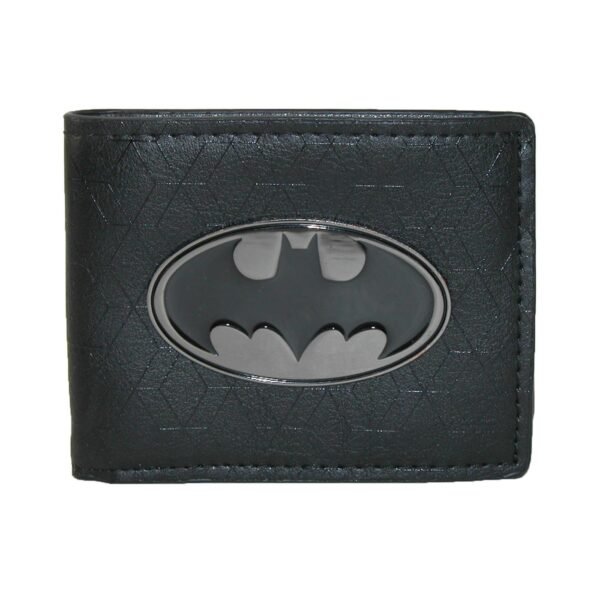Bioworld Men’s Batman Logo Badge Wallet