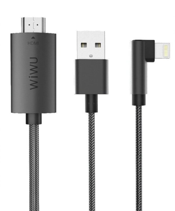 WIWU X7 Lightning HDTV Adapter Plug and Play