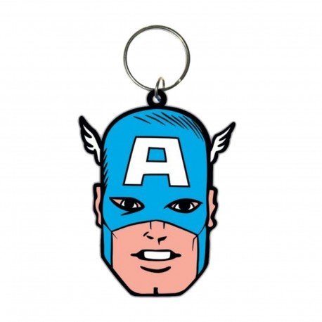 porte-cle-marvel-captain-america-face-pyramid-international