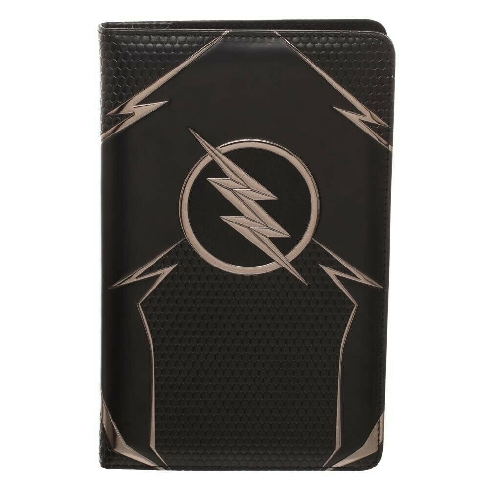 DC Comics The Flash Faux Black Leather Travel Journal Diary - Image 5