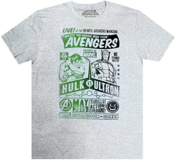 FUNKO POP! MARVEL HULK VS ULTRON T-SHIRT