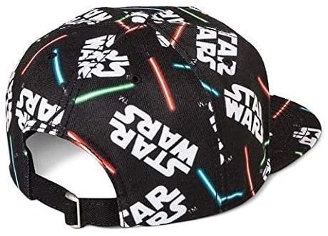 Star Wars Lightsaber All Over Print Snapback Hat Black - Image 2