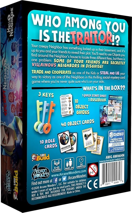 Arcane Wonders Hello Neighbor The Secret Neighbor Party Game - Image 6